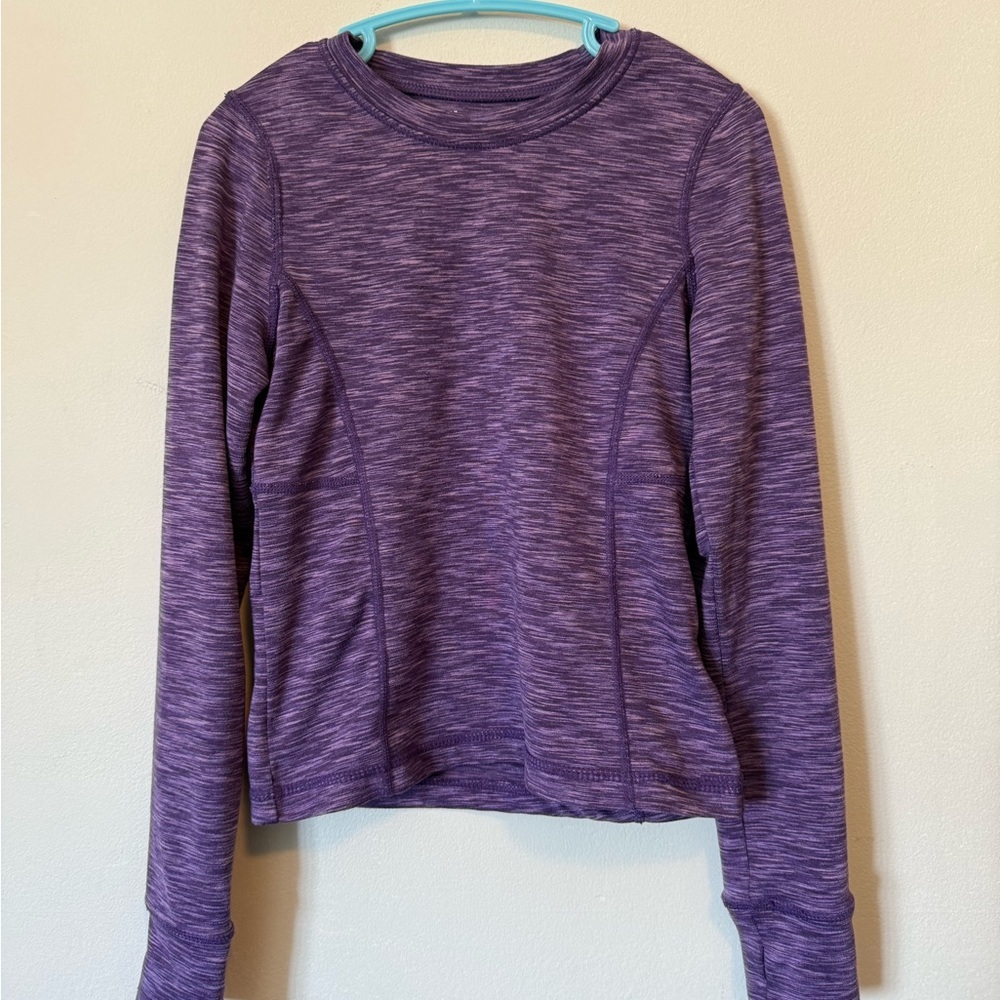 Jill Yoga Purple Long Sleeve Athletic Top Kids size 6